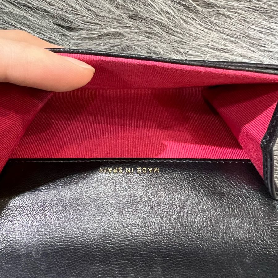 Chanel AP1790 黑色 羊皮 19 金釦 卡夾 錢包 零錢包 名片夾 卡包-10