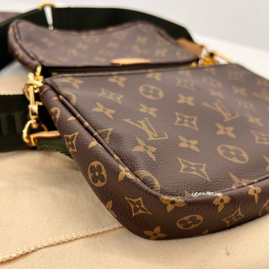 🔥LV 極新Louis Vuitton Multi Pochette Accessoires 經典 五合一 鏈條麻將包-13