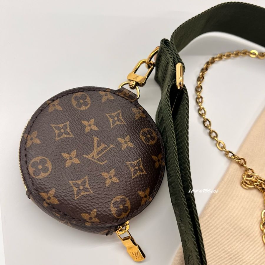 🔥LV 極新Louis Vuitton Multi Pochette Accessoires 經典 五合一 鏈條麻將包-19