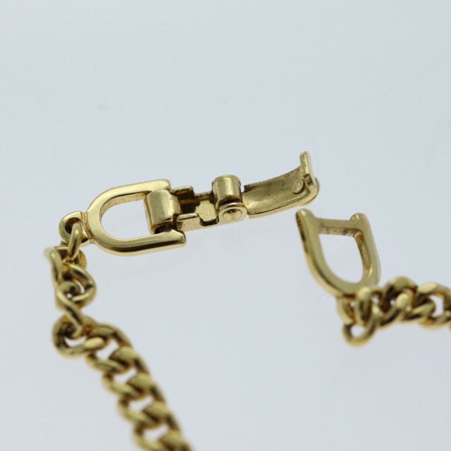 【日本直送】Christian Dior 手環 金屬 金 Auth am6231-5