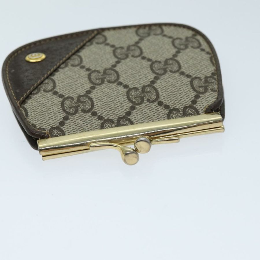 【日本直送】GUCCI GG Supreme 零錢包 PVC 米色 64 03 114 Auth am6199-4