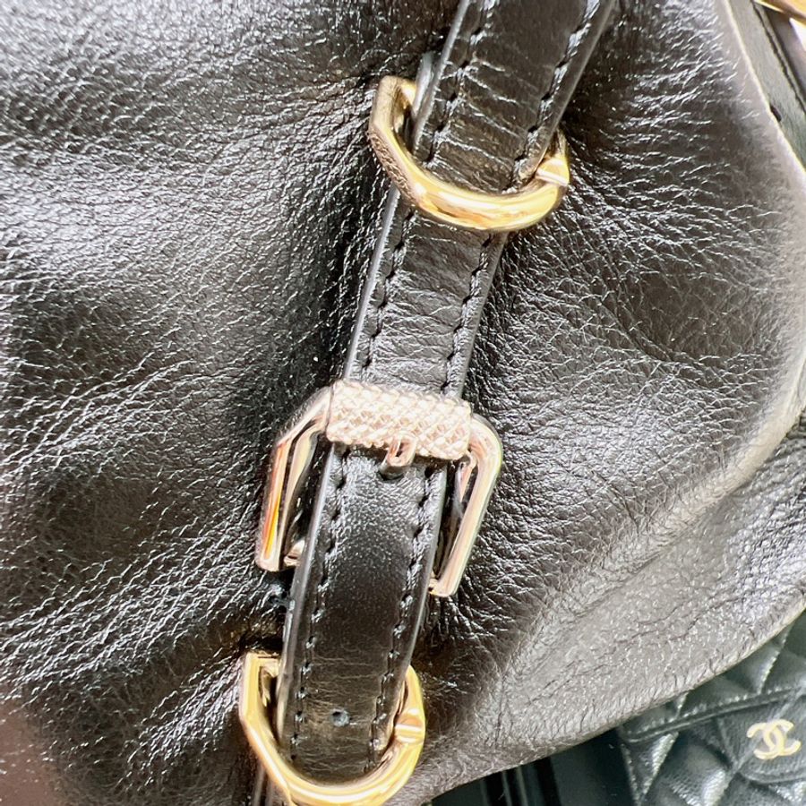 近新✨Givenchy Voyou 黑色中號托特機車風格包-15