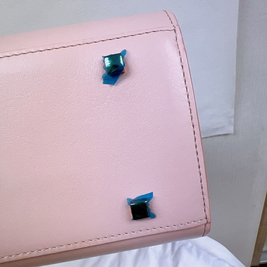 Delvaux tempete GM 淺粉色玫瑰金釦-14