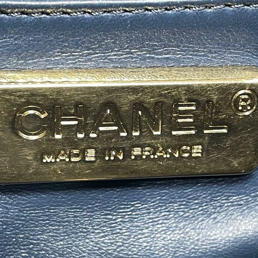 Chanel handle 大都會兔毛翻蓋口蓋鏈條包-6