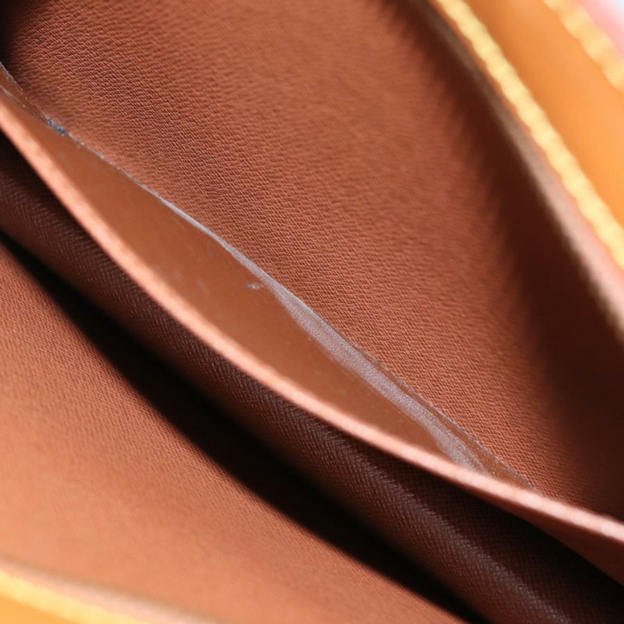 【日本直送】路易威登 Epi Pochette Homme 手拿包 棕色 Zipang 金色 M52528 正品 am6094-9
