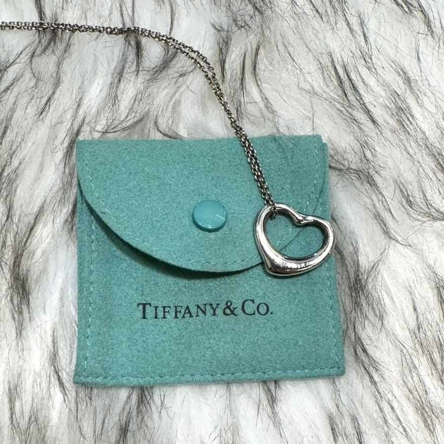【舊愛新歡】Tiffany&co open heart 純銀項鍊-1