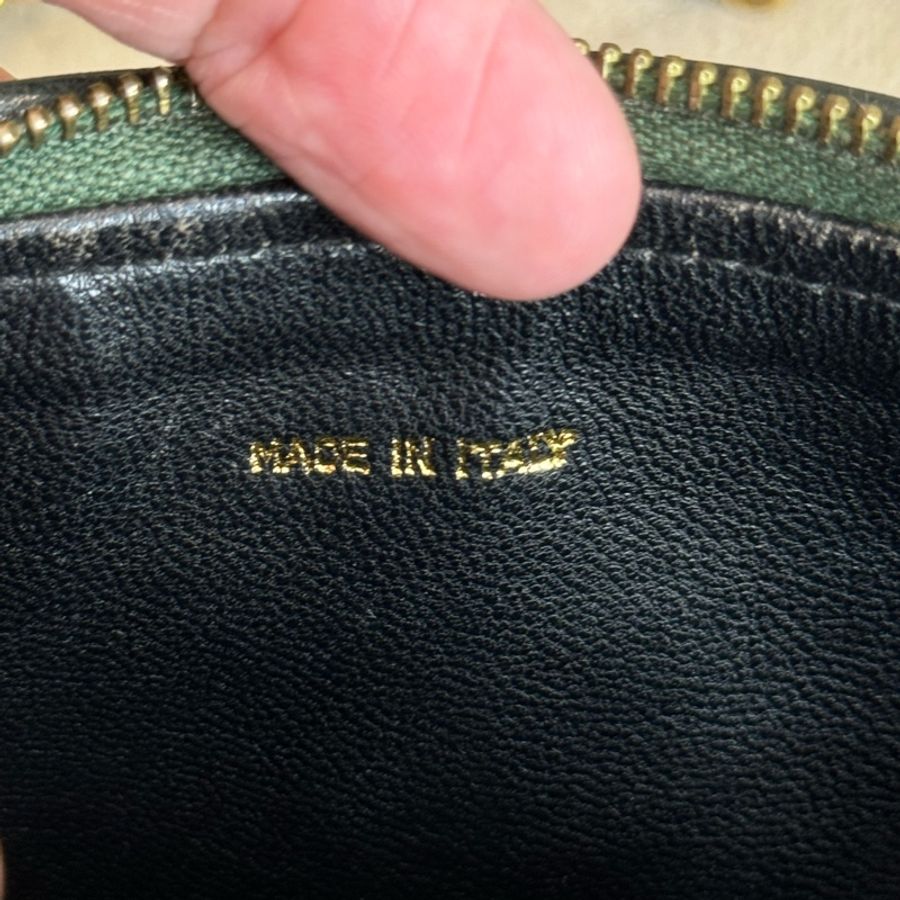 Chanel vintage復古綠羊皮流蘇金鍊小桶包🗝️稀有上市-19