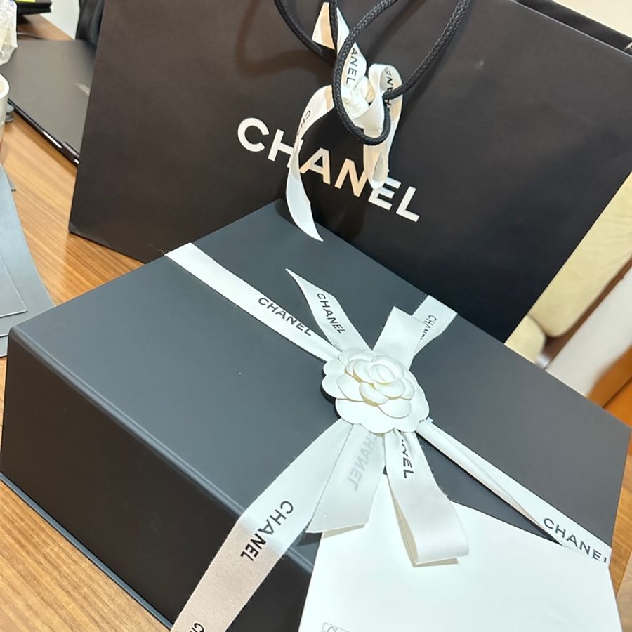全新 原裝正貨 有專門店單 Chanel Boy 25 黑銀 荔枝/魚子醬皮-12