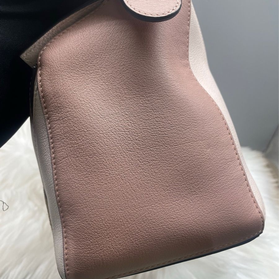Loewe全皮拼色puzzle斜挎幾何包-9