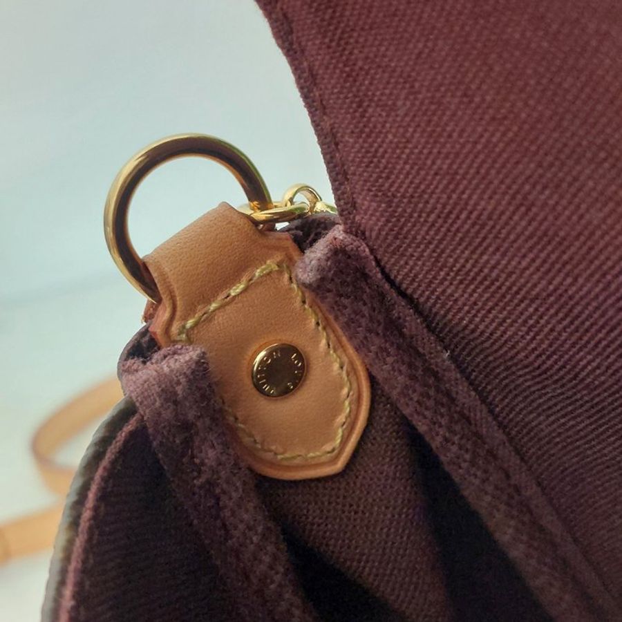 LV 經典老花M40718 🎀現品實拍 🎀 Favorite MM 經典花紋鍊條肩背包 斜背包~二手-50