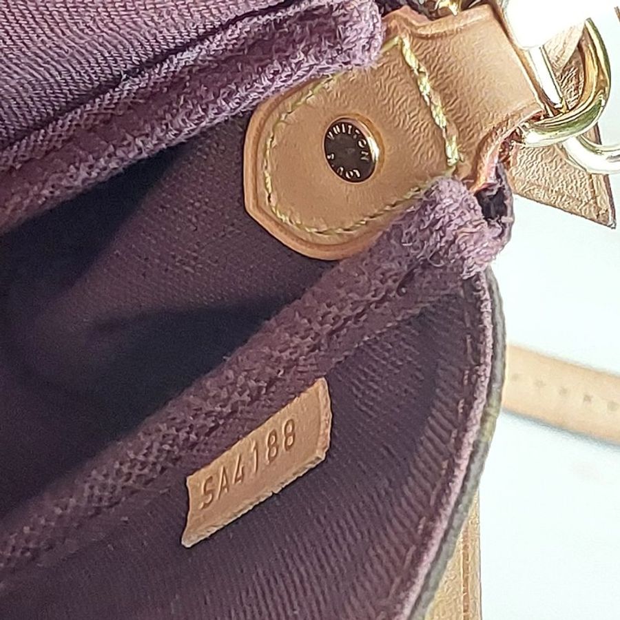 LV 經典老花M40718 🎀現品實拍 🎀 Favorite MM 經典花紋鍊條肩背包 斜背包~二手-62