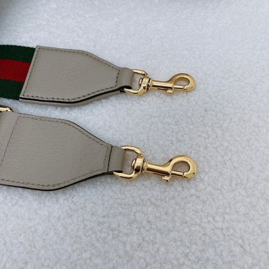 GUCCI 白Ophidia 手提兩用托特包-12