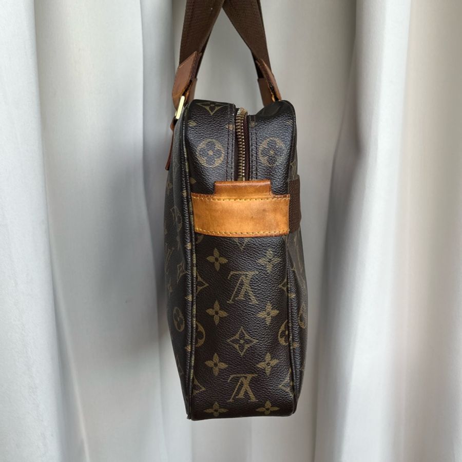 LV M40043 英倫風格 老花 五金發亮✨ 手提包 電腦包 公事包💼 大容量超實用。-11