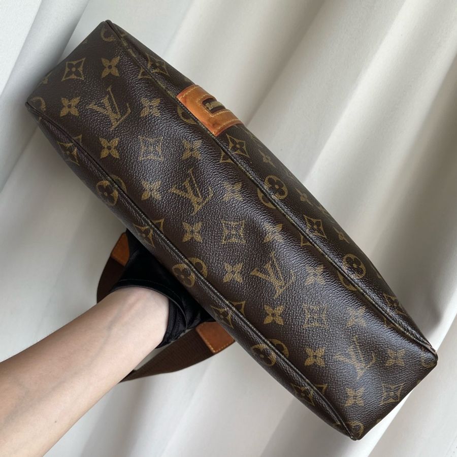 LV M40043 英倫風格 老花 五金發亮✨ 手提包 電腦包 公事包💼 大容量超實用。-12