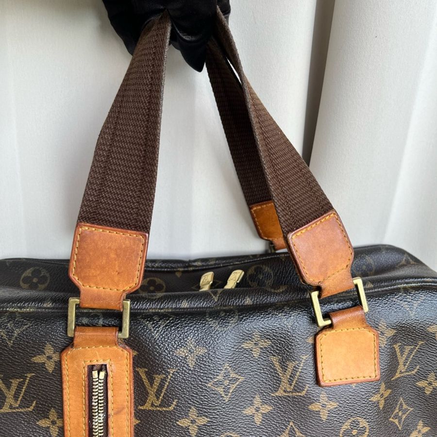 LV M40043 英倫風格 老花 五金發亮✨ 手提包 電腦包 公事包💼 大容量超實用。-13