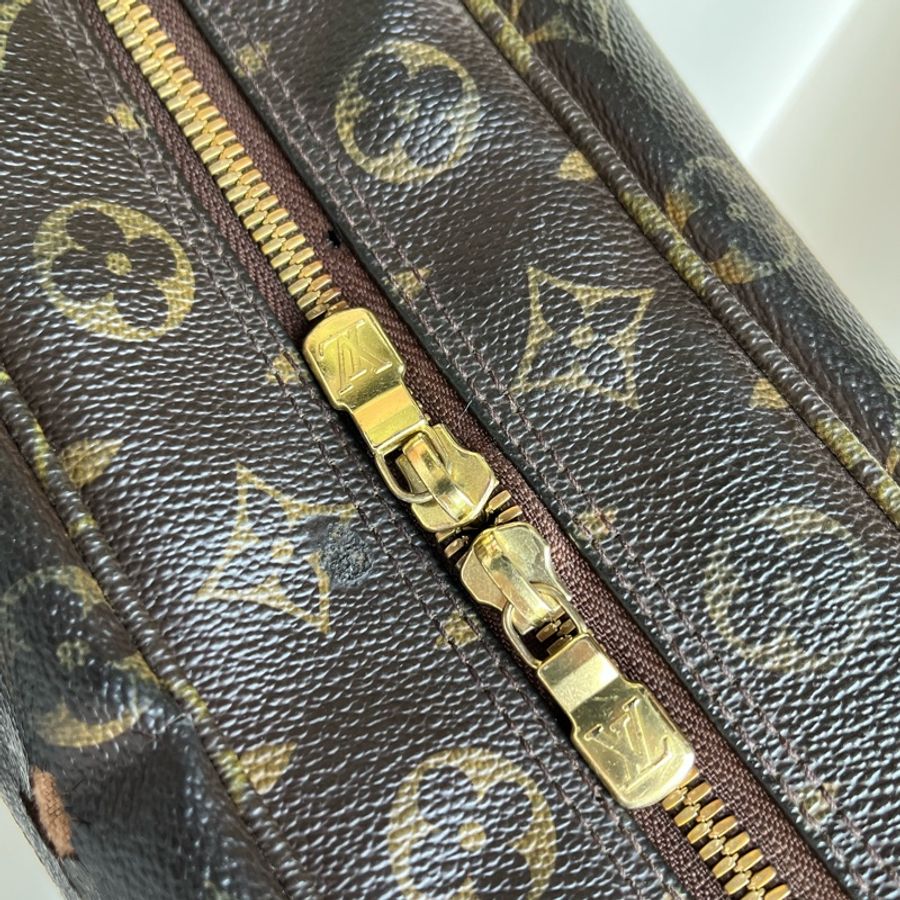 LV M40043 英倫風格 老花 五金發亮✨ 手提包 電腦包 公事包💼 大容量超實用。-19