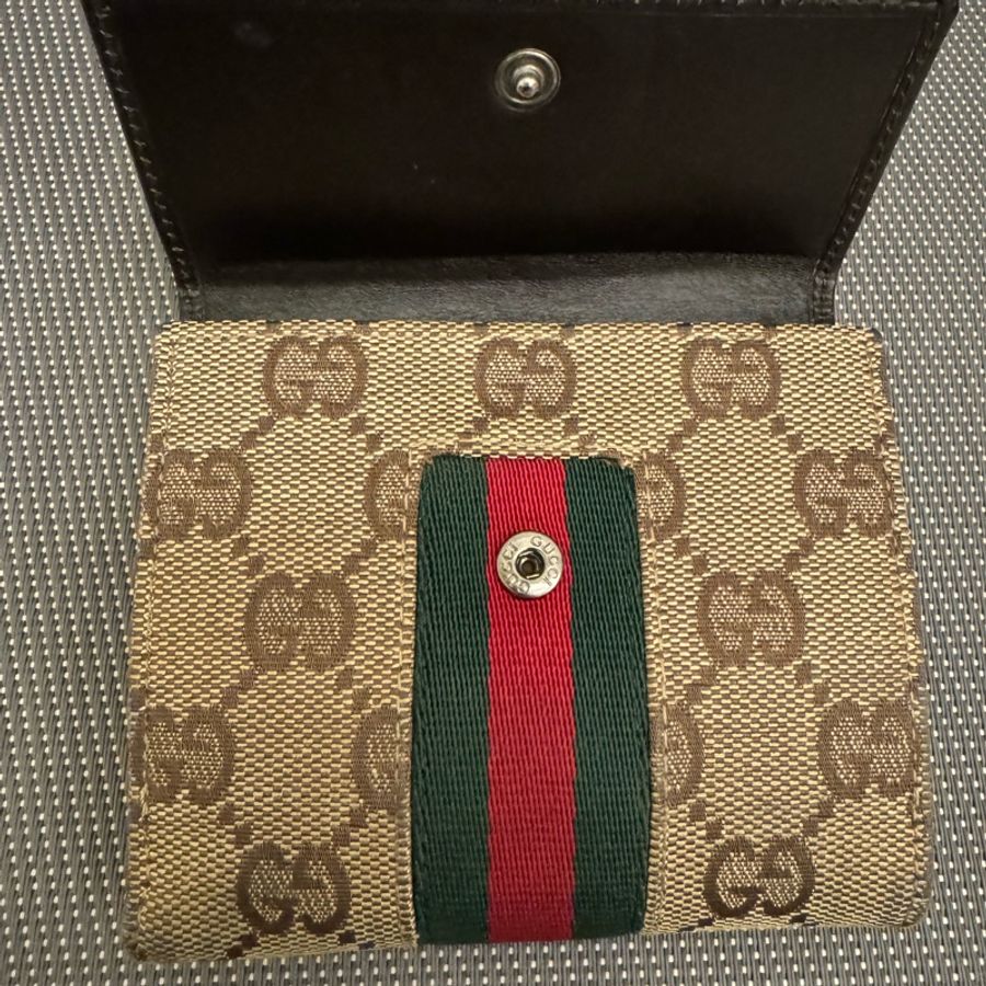 Gucci 老花皮夾-4