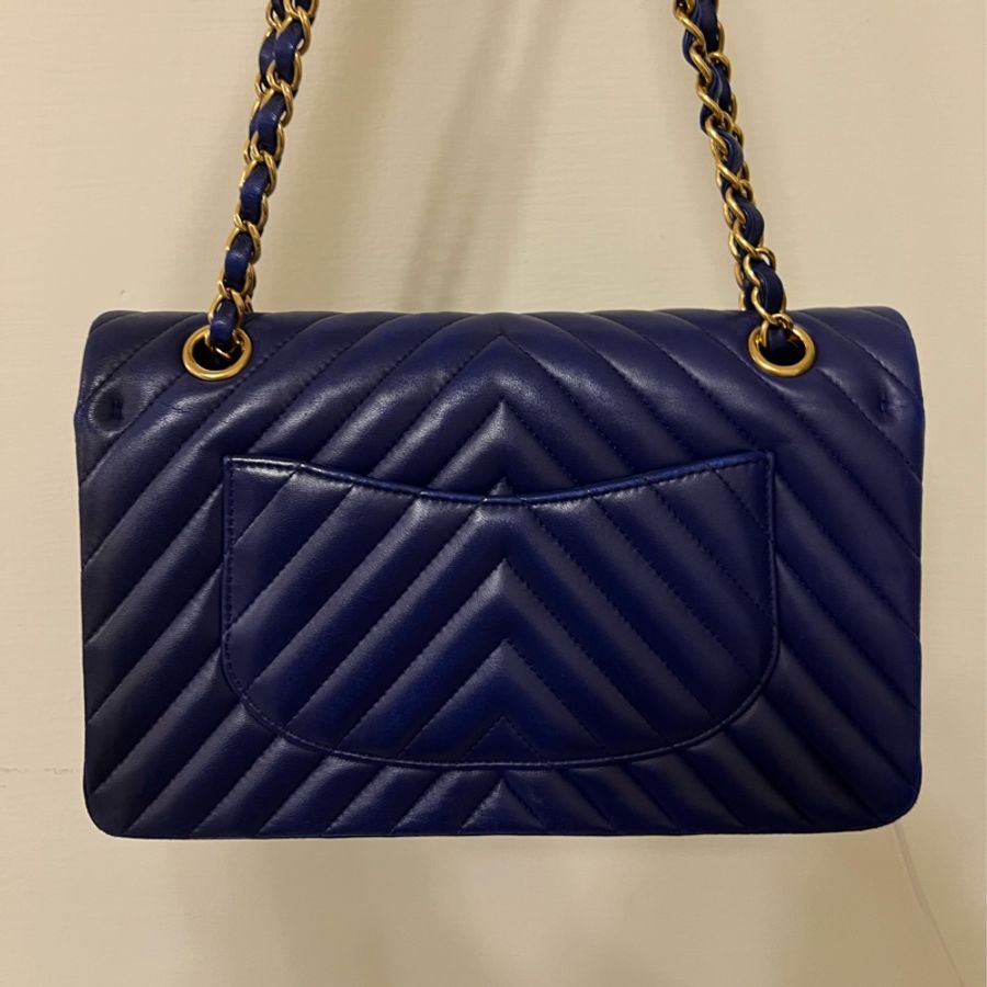Chanel coco25.5  山形紋經典包-6