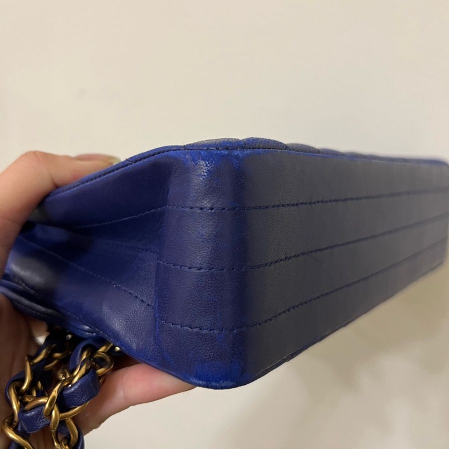Chanel coco25.5  山形紋經典包-16
