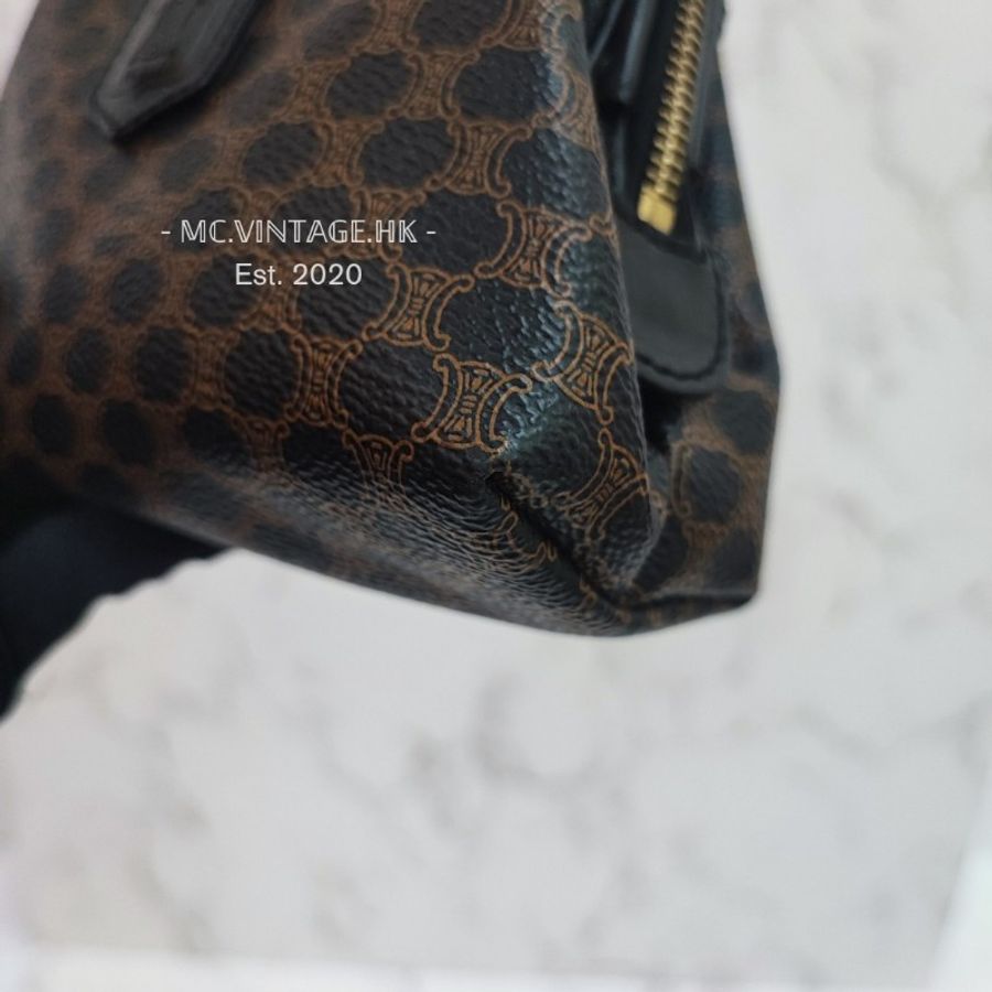 CELINE Vintage Mini Pouch 中古 老花 雲朵包 化妝包-16