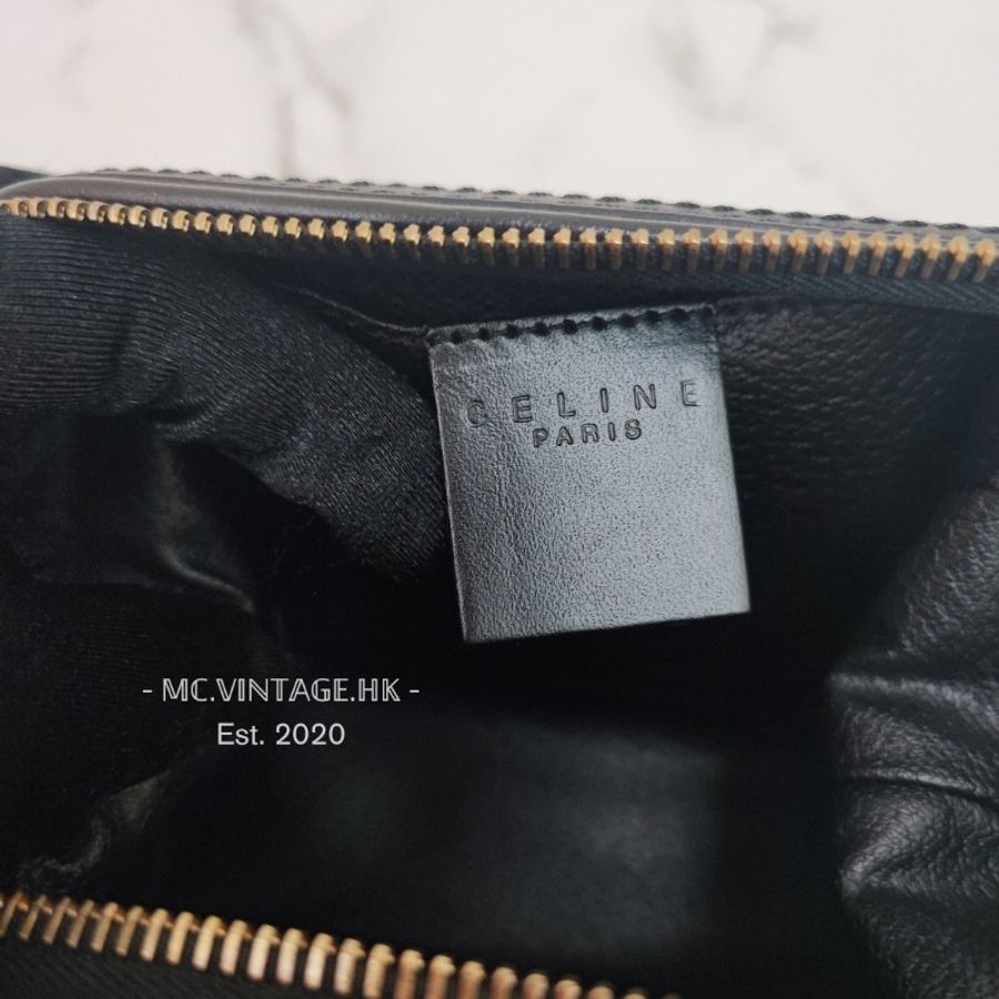 CELINE Vintage Mini Pouch 中古 老花 雲朵包 化妝包-22