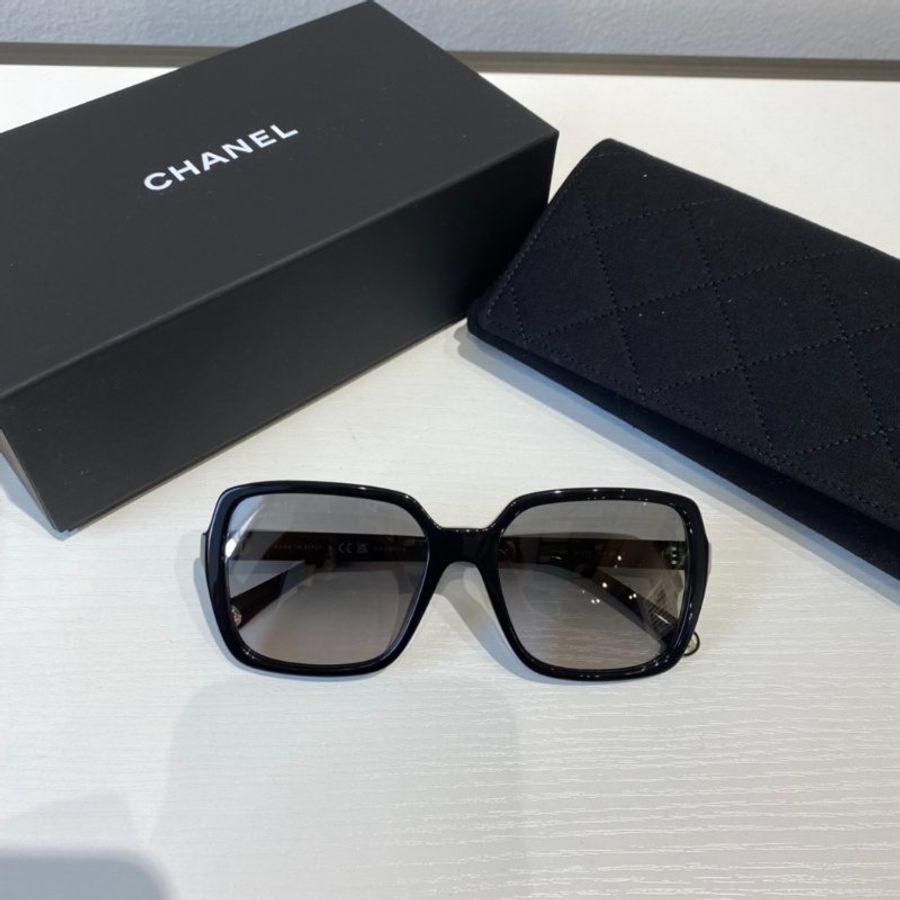💗Chanel💗CH5505 c622 黑框偏光鏡片-1