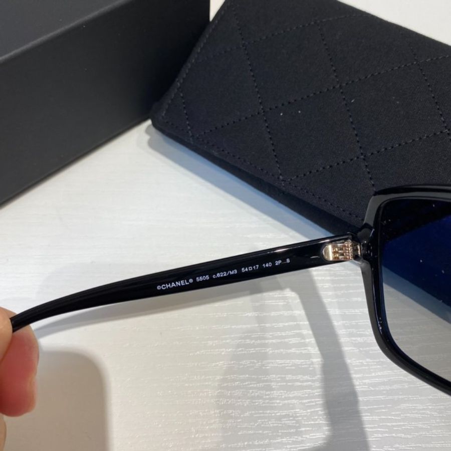 💗Chanel💗CH5505 c622 黑框偏光鏡片-2