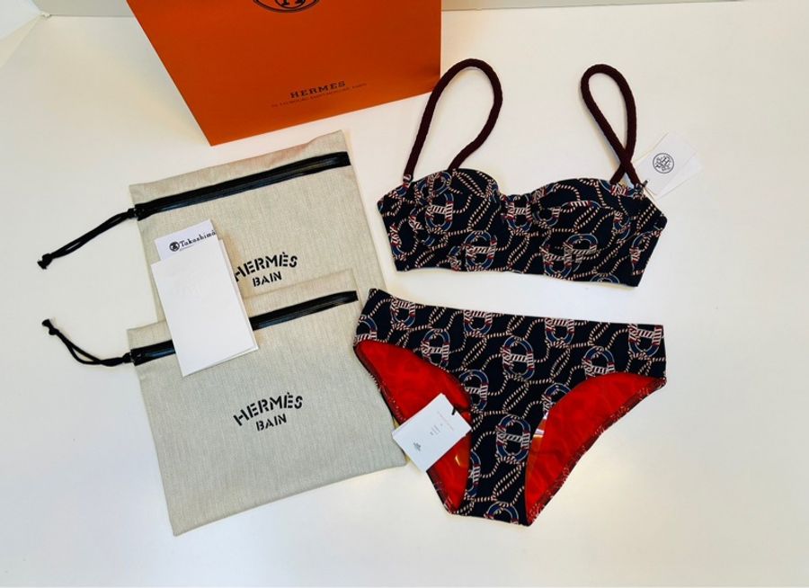 全新Hermes 愛馬仕小豬鼻鏈條比基尼-9