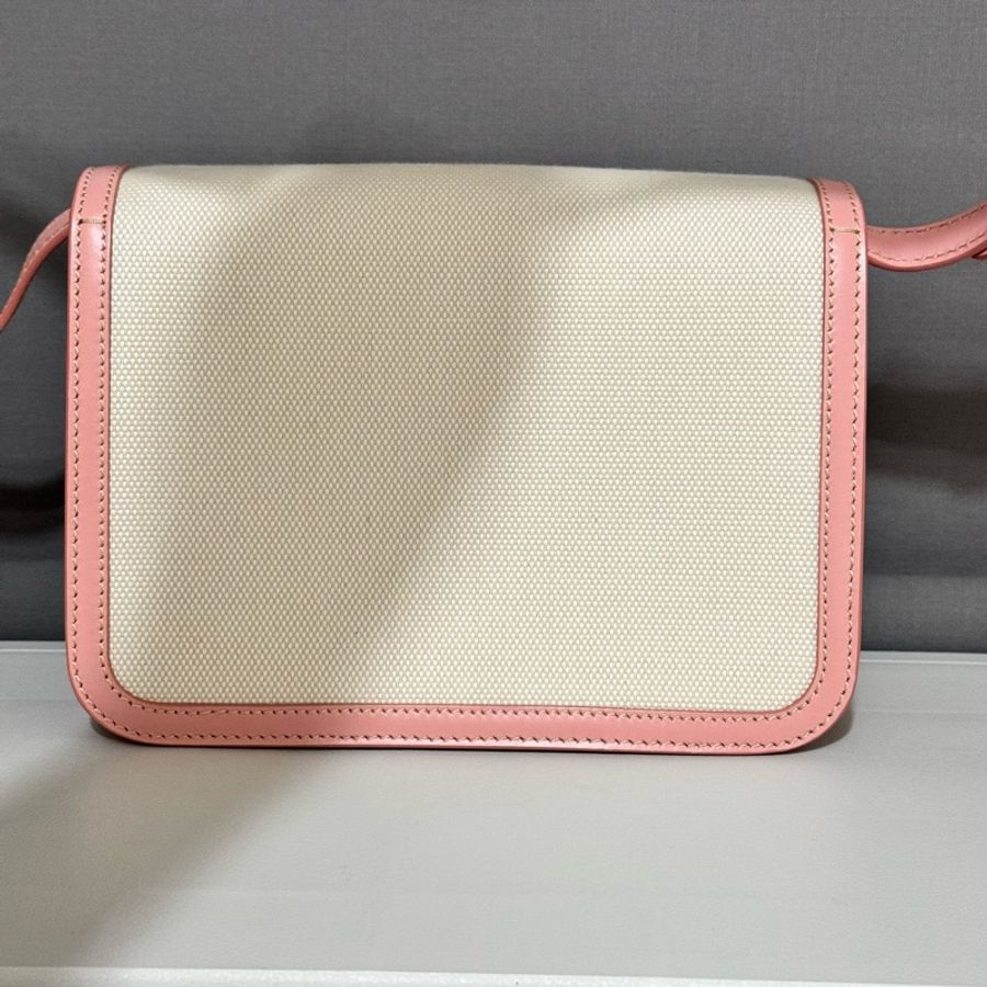 Burberry Logo-Plaque Shoulder Bag pink-6