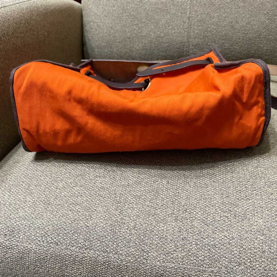 愛馬仕經典橘色Herbag 31-10