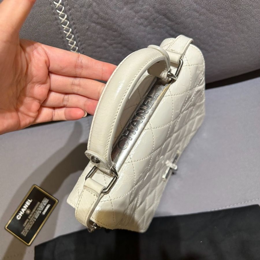 Chanel 手柄款全牛皮 2.55小方包 小全套-1