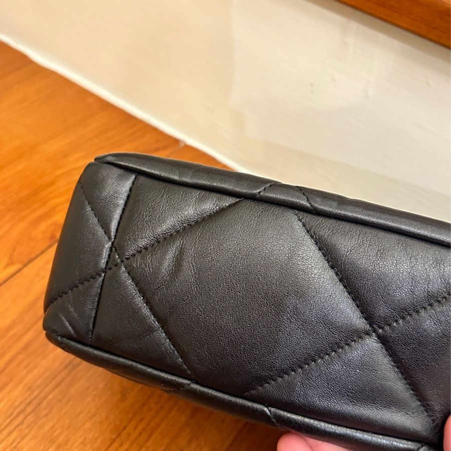 CHANEL 黑19鏈包30-6