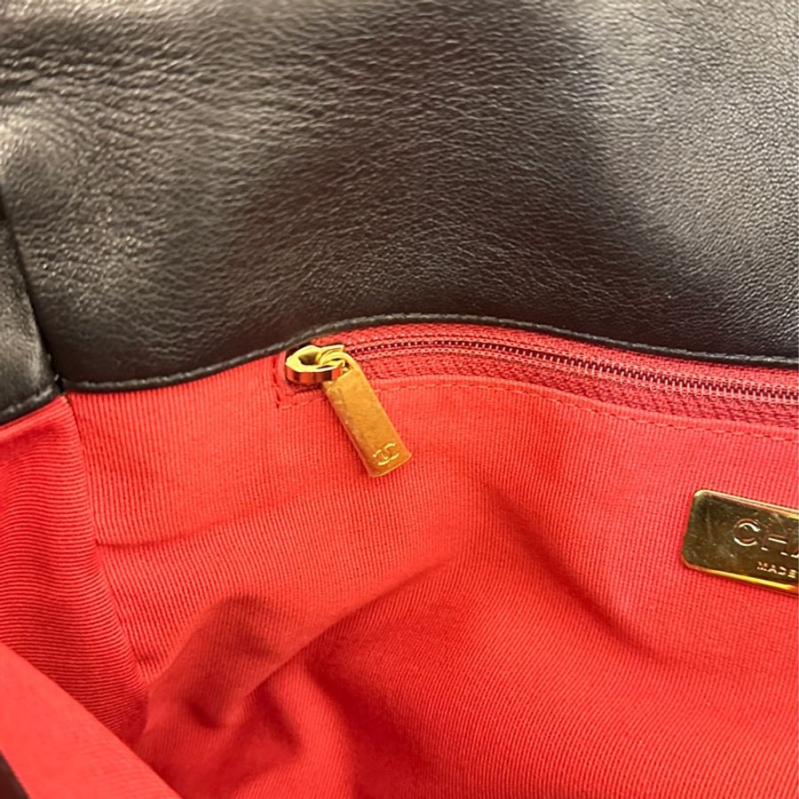 CHANEL 黑19鏈包30-12
