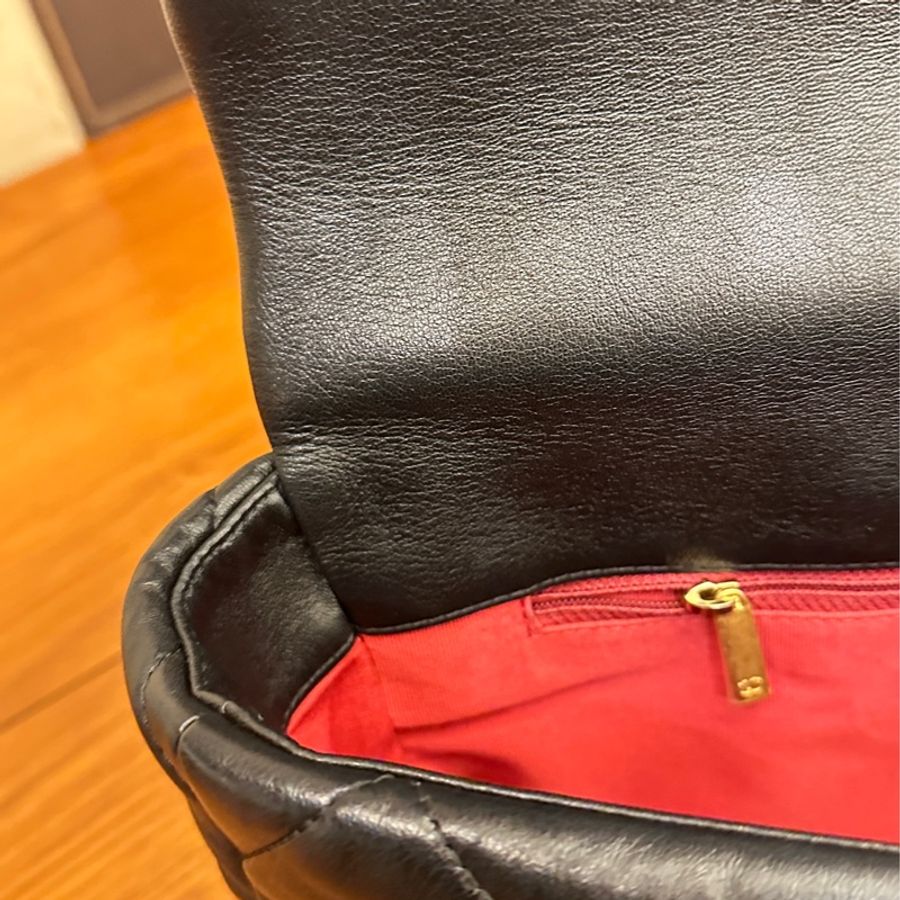 CHANEL 黑19鏈包30-15