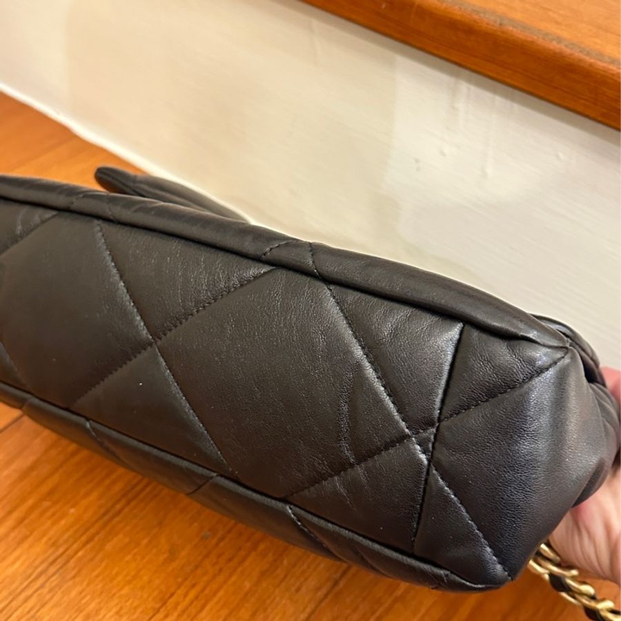 CHANEL 黑19鏈包30-23