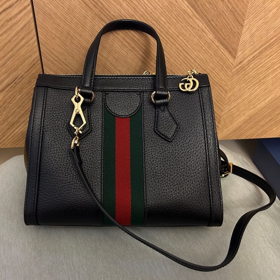 GUCCI Ophidia GG牛皮手提/肩背兩用托特包-1