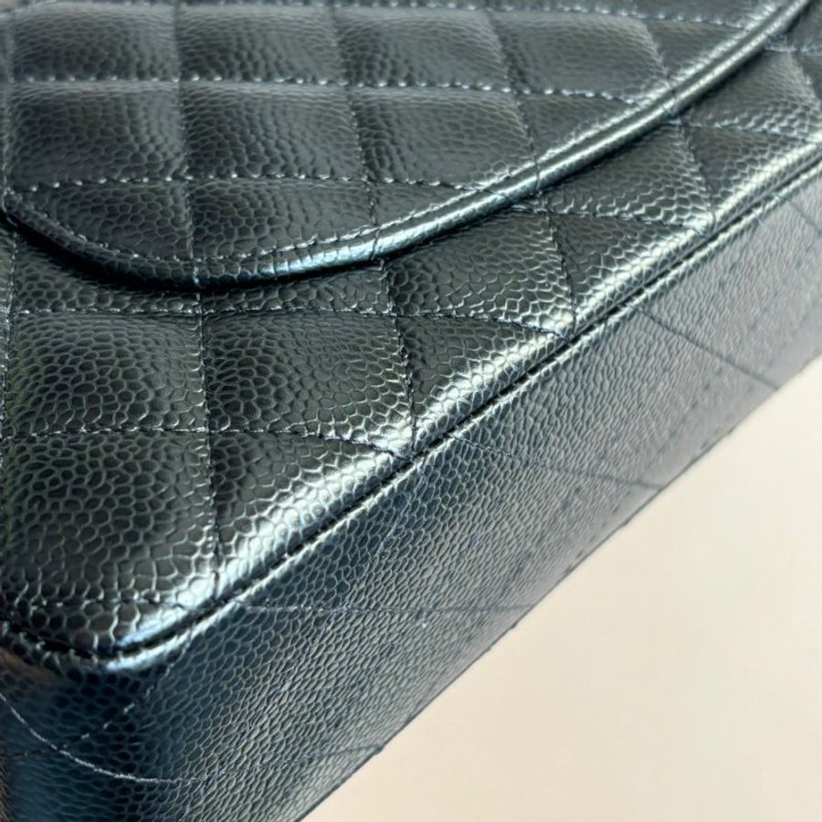 ::CHANEL:: CF25 COCO 25 黑金菱格紋包-5