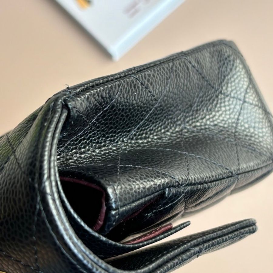 ::CHANEL:: CF25 COCO 25 黑金菱格紋包-8