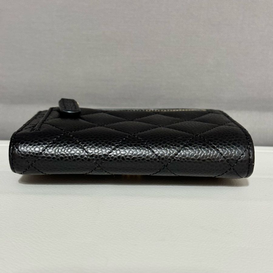 Chanel Classic Flap Wallet black-4