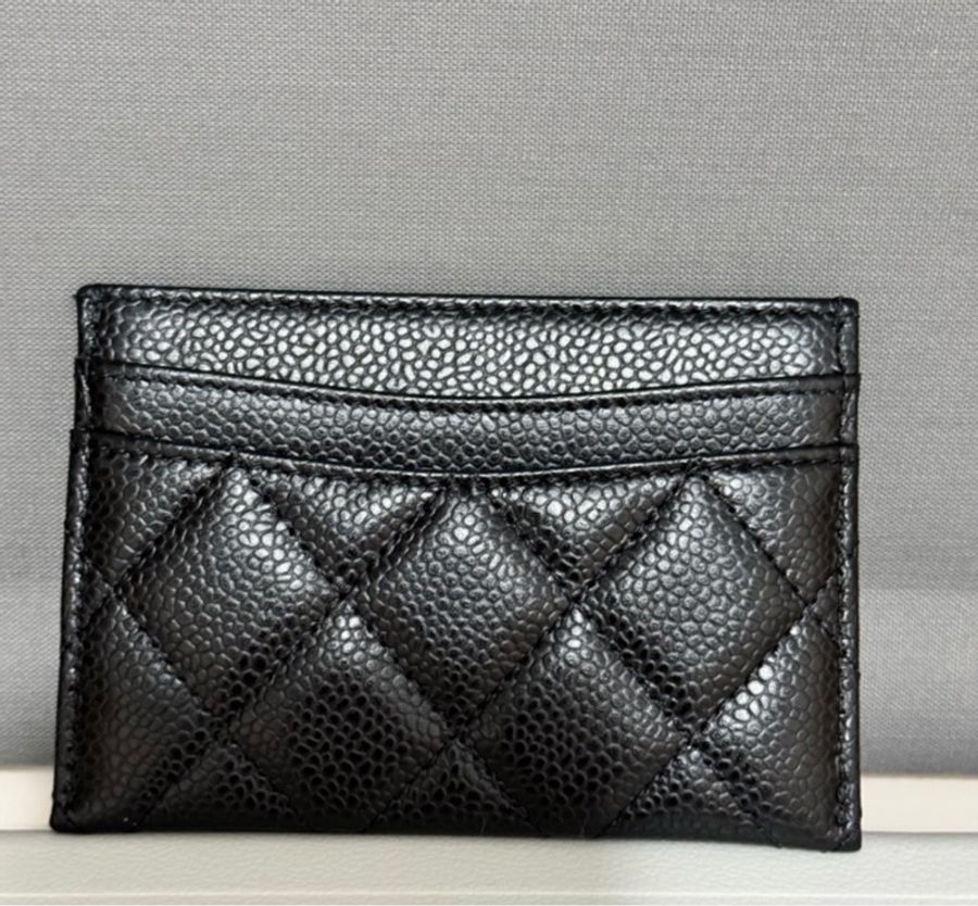 chanel CLASSIC CARD HOLDER black-6