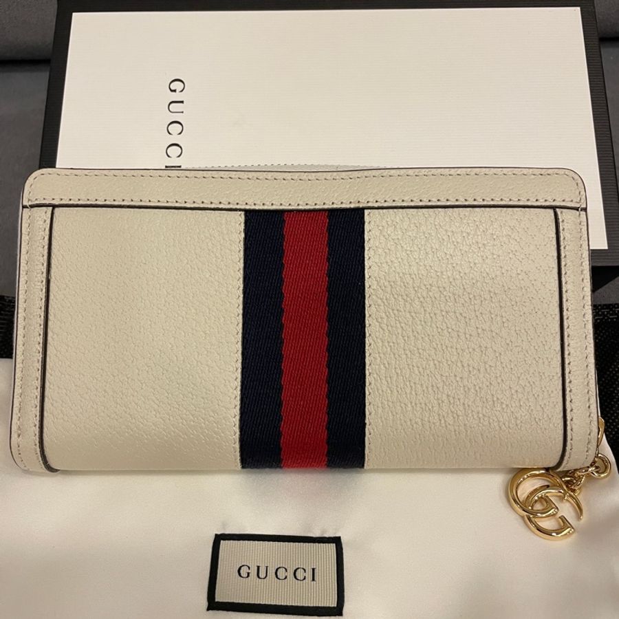 🔥今日特價🔥(全新品)古馳 Gucci Ophidia系列雙G金釦拉鍊長夾/皮夾/錢夾/全新品-1