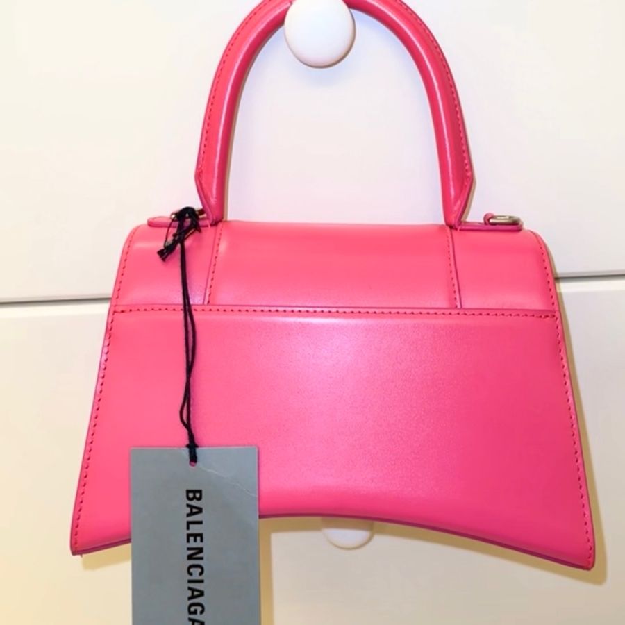 可議價❗️Balenciaga Hourglass 沙漏包 小號 芭比粉-6