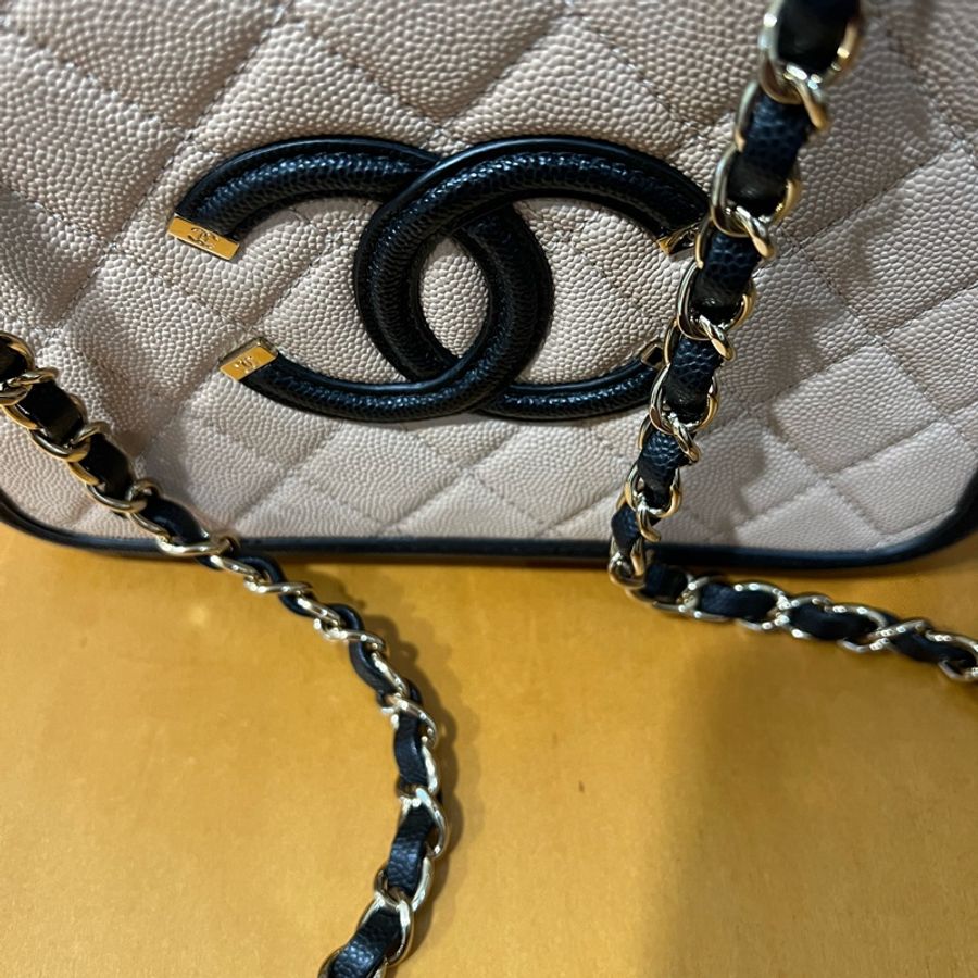 Chanel vanity case 21 荔紋牛皮-3