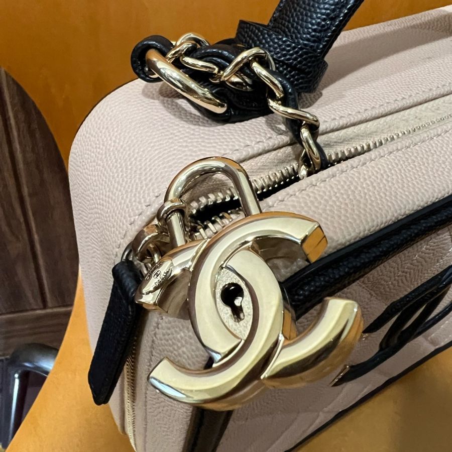 Chanel vanity case 21 荔紋牛皮-18