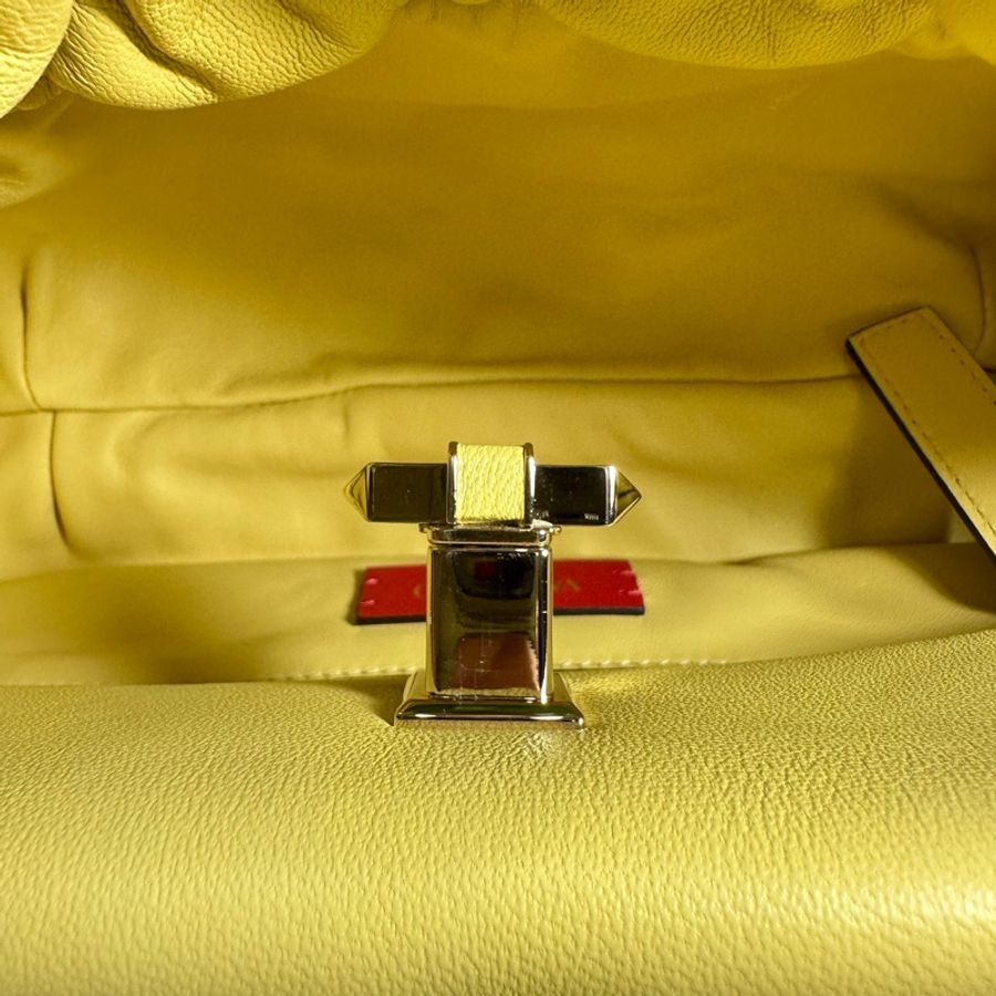 Rockstud SpikeMe 菱形圖案壓花羊皮手拿/肩背包-19