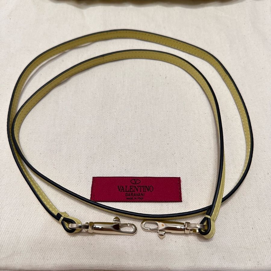 Rockstud SpikeMe 菱形圖案壓花羊皮手拿/肩背包-20