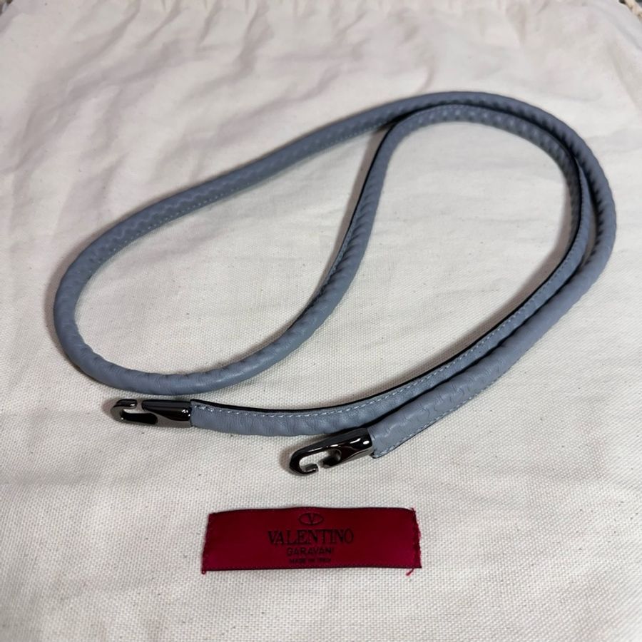 Rockstud SpikeMe 菱形圖案壓花羊皮鏈條包-20
