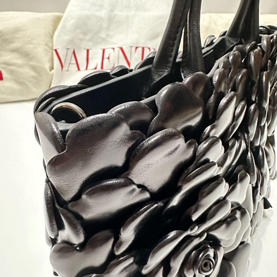 Atelier leather handbag 黑-14
