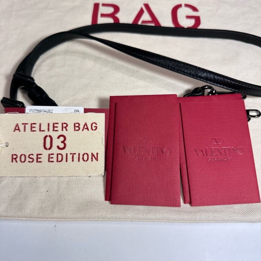 Atelier leather handbag 黑-23
