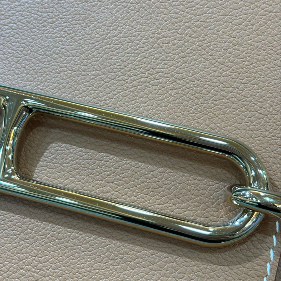 HERMES ROULIS 23 麥穗金 金棕 金釦 小豬包 豬鼻 豬鼻子 肩背包 斜背包-18